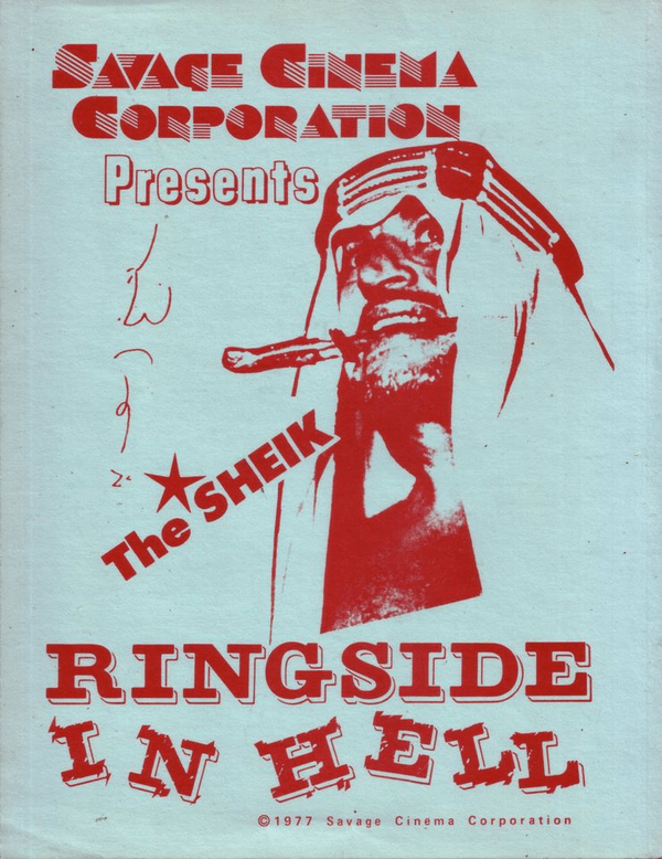 The Sheik Original Ringside in Hell Poster